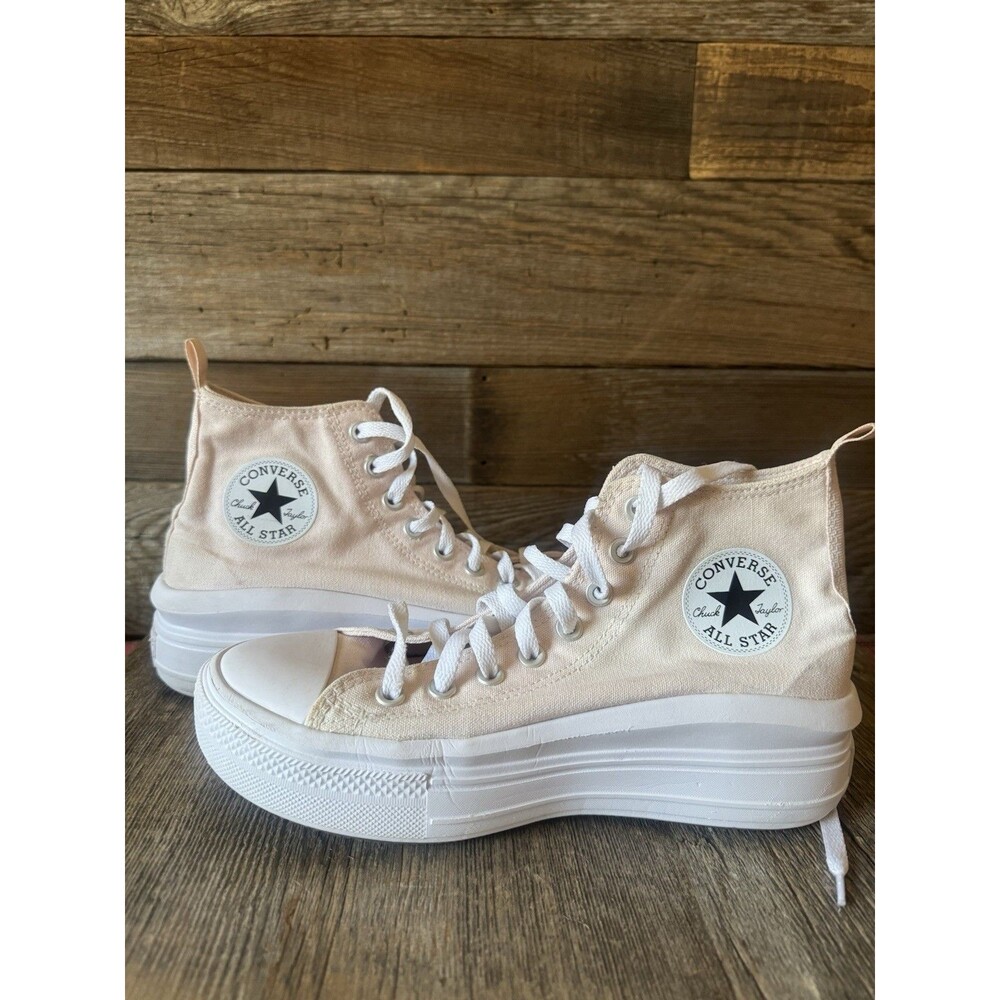 Converse light pink Chuck Taylor Platform High Top Sneakers - Size 7